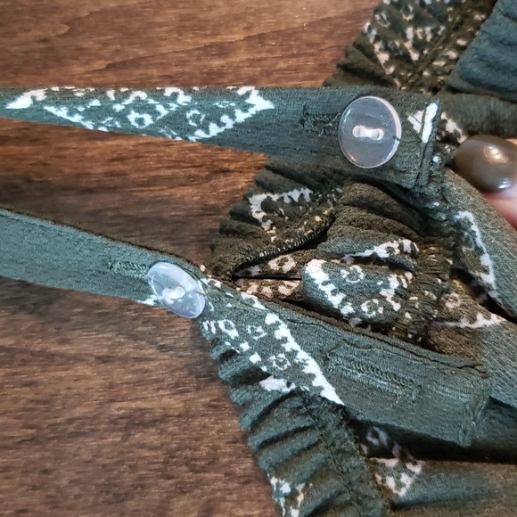 Flowy Boho Flare Leg Sleeveless Spaghetti Strap Full Length Romper Jumpsuit - Picture 7 of 10